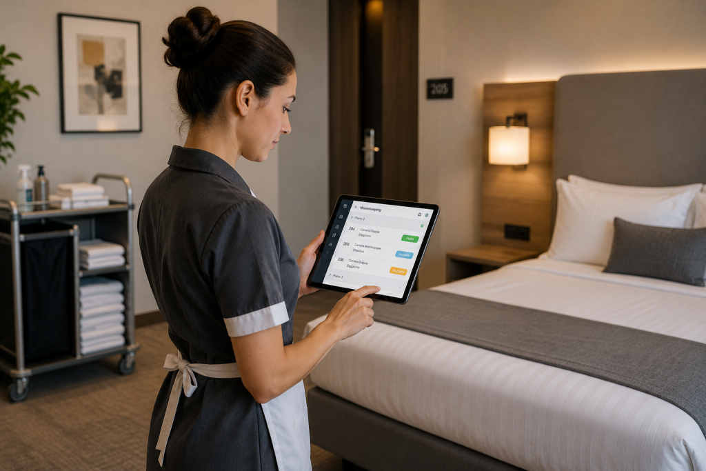 Gestione housekeeping di unità e camere nel PMS Hotel